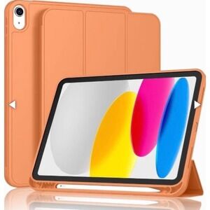 NEW Orange Case for iPad (A16) 11 In 2025/iPad 10th Gen 10.9 In 2022 Trifold